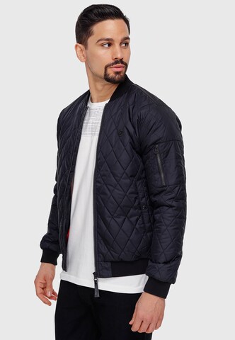 INDICODE JEANS Between-Season Jacket 'Novak' in Black