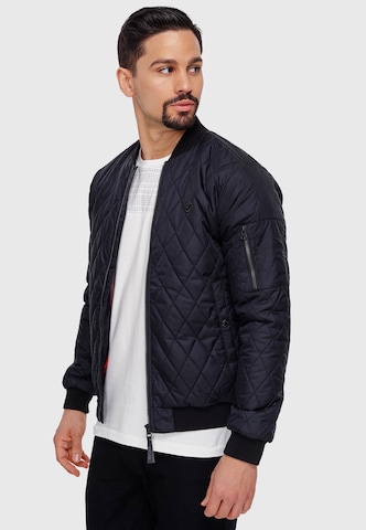 INDICODE JEANS Between-Season Jacket 'Novak' in Black