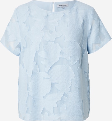 Bluză de la MORE & MORE pe albastru: față