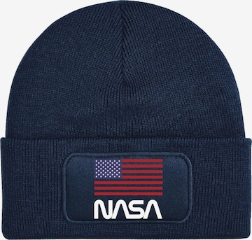 Youth Designz Beanie 'NASA USA' in Blue: front