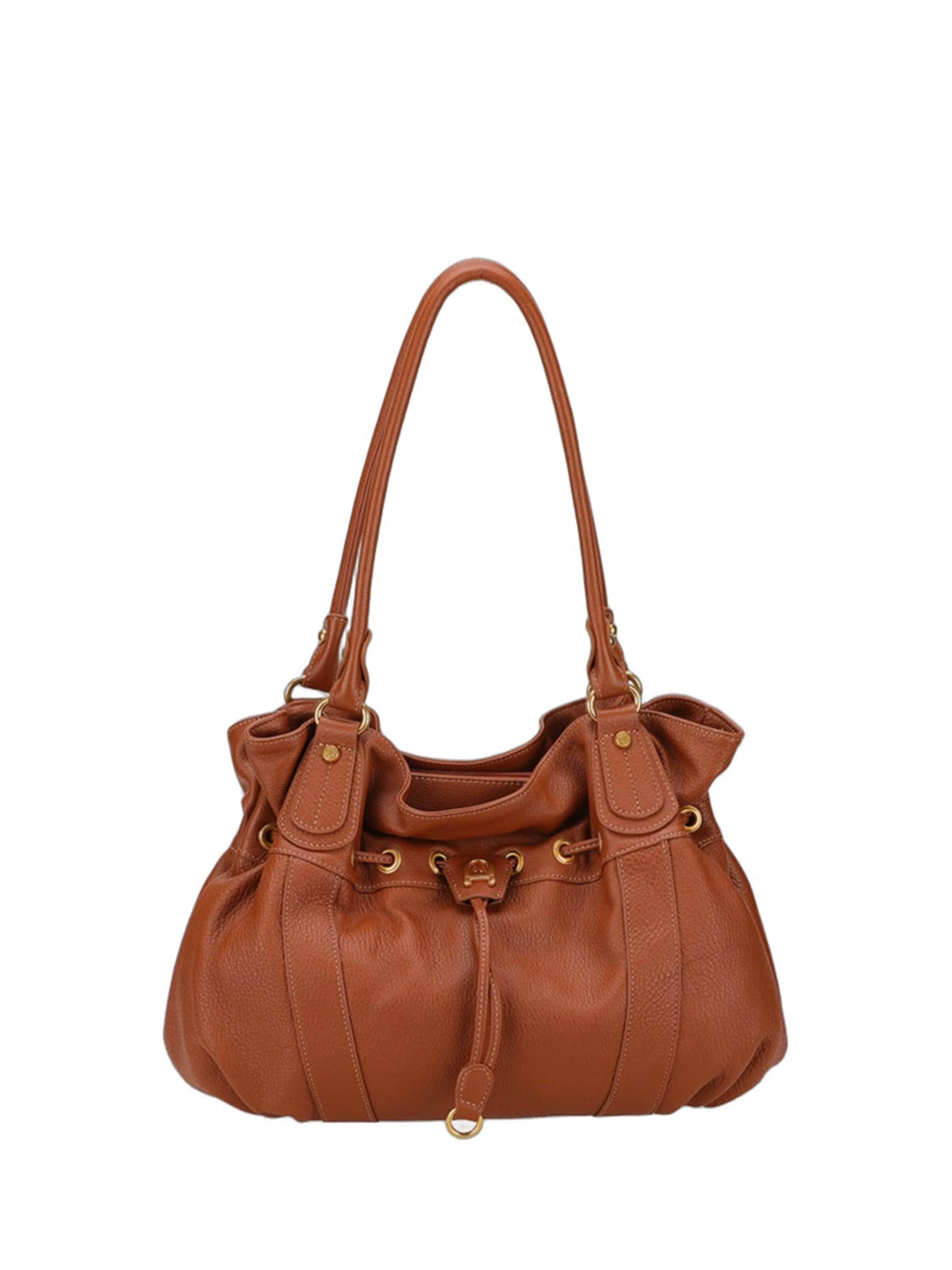 Poche ventrale 'Arthur & Aston Sac Bandoulière Femme Cognac' Arthur & Aston en marron : devant