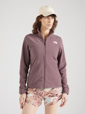 Giacca di pile funzionale 'GLACIER' di THE NORTH FACE in lilla: frontale