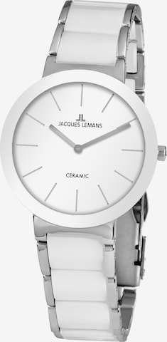 Jacques Lemans Uhr in Weiß: predná strana