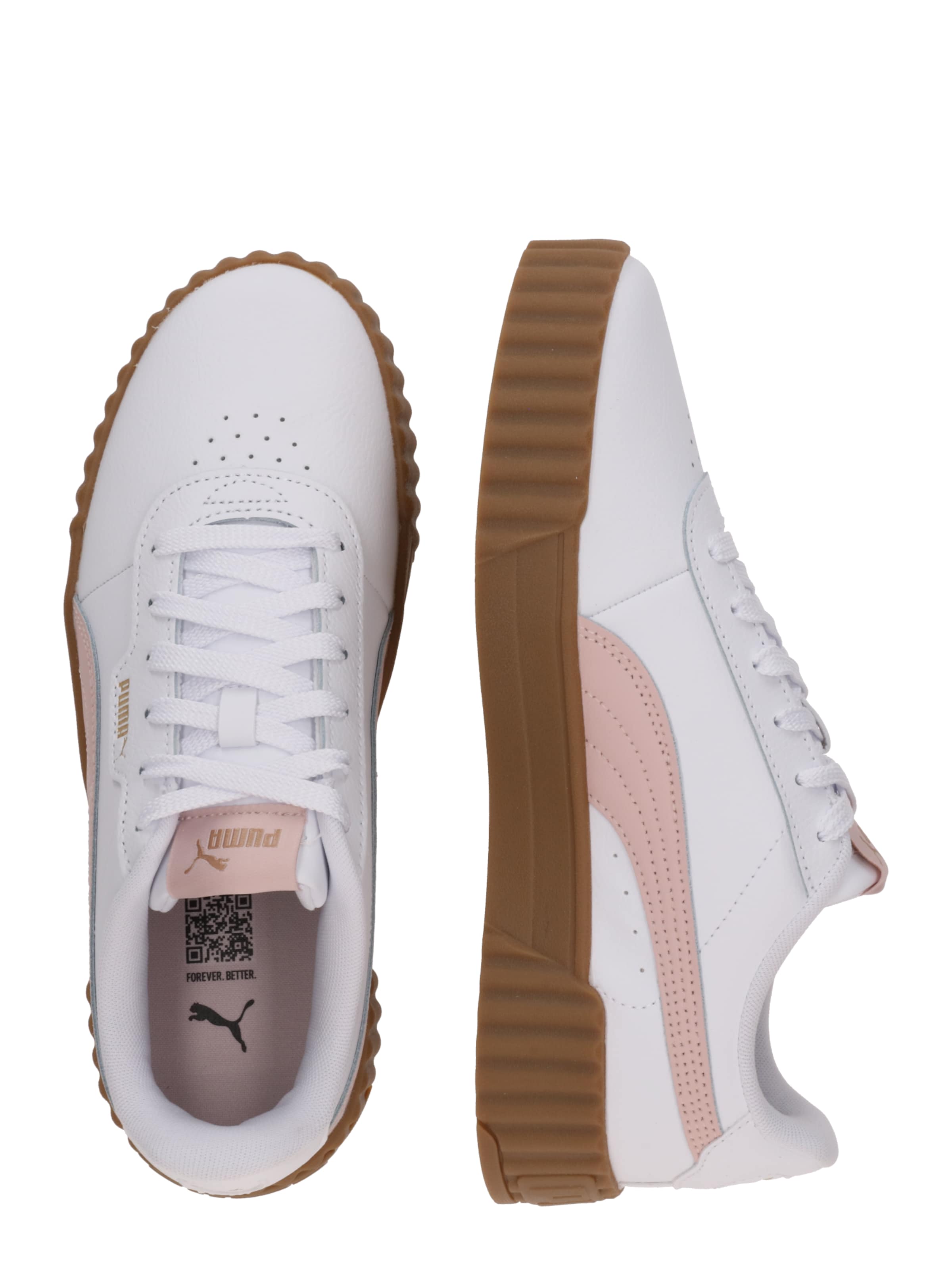 Sneaker 'Carina 3.0' de la PUMA pe alb