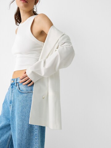 Blazer Bershka en blanc