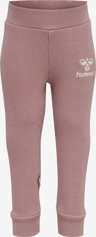 Hummel Tapered Broek 'Sami' in Roze: voorkant