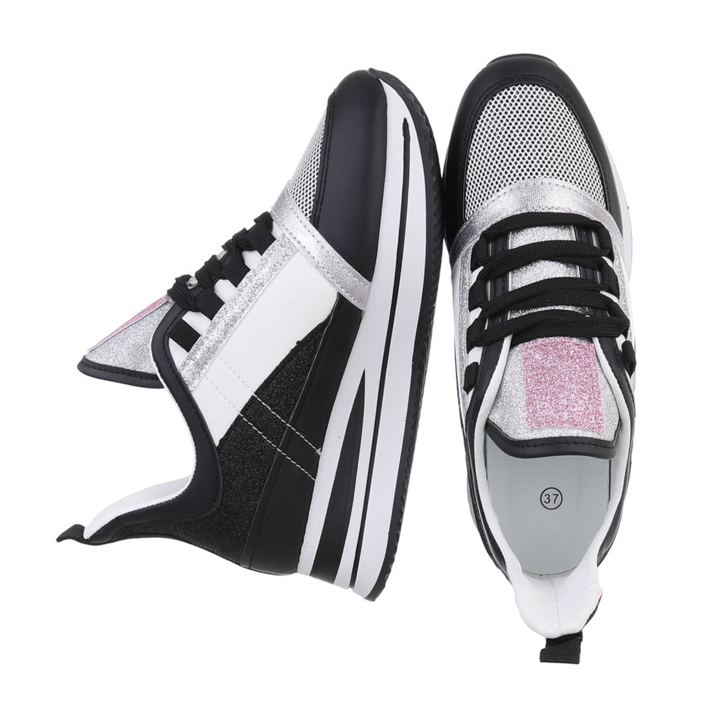 Ital-Design Sneaker in Schwarz