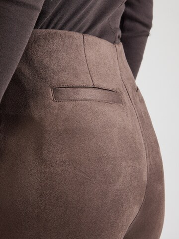 ABOUT YOU Skinny Hlače 'Ellen' | rjava barva