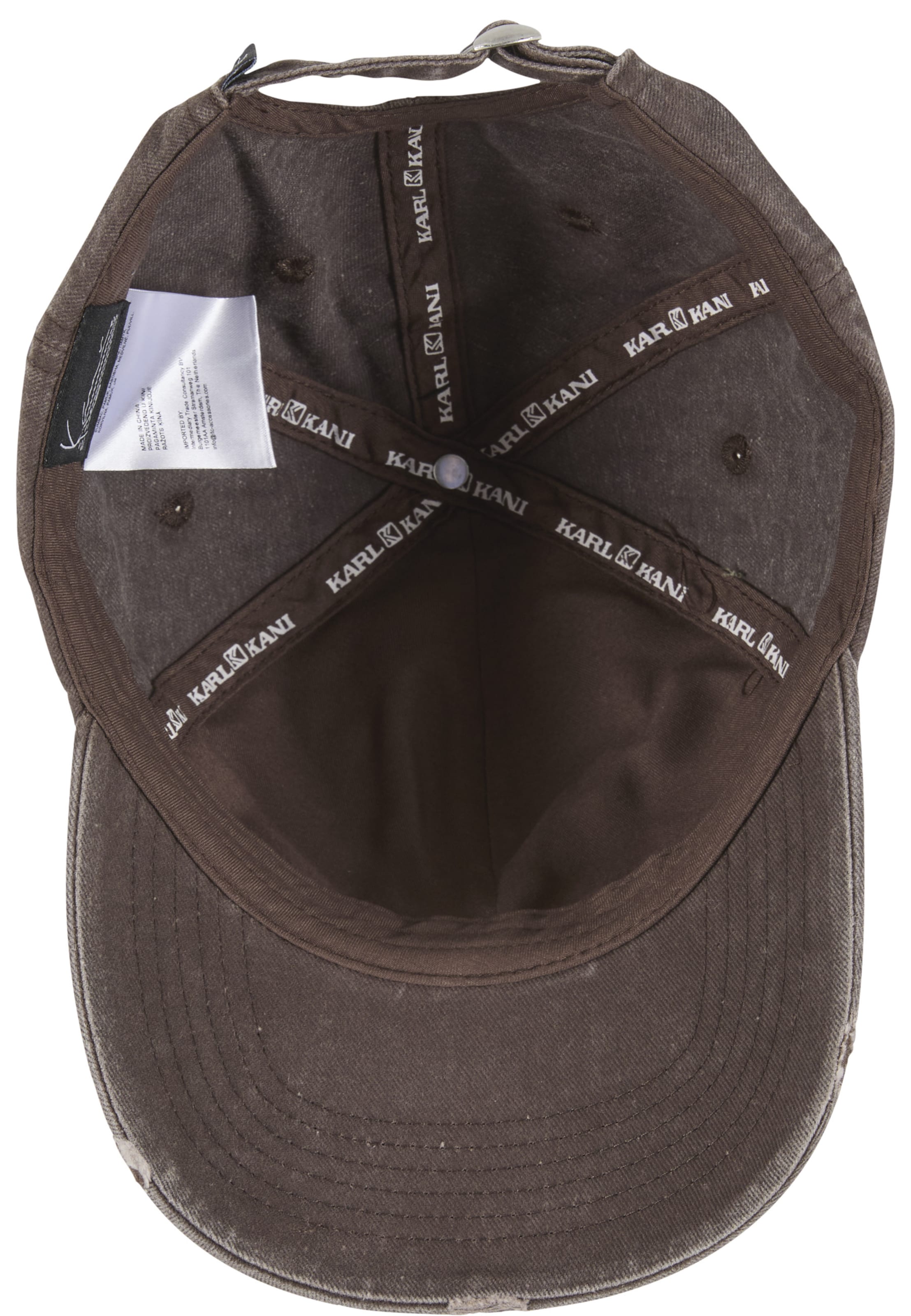 Casquette Karl Kani en marron