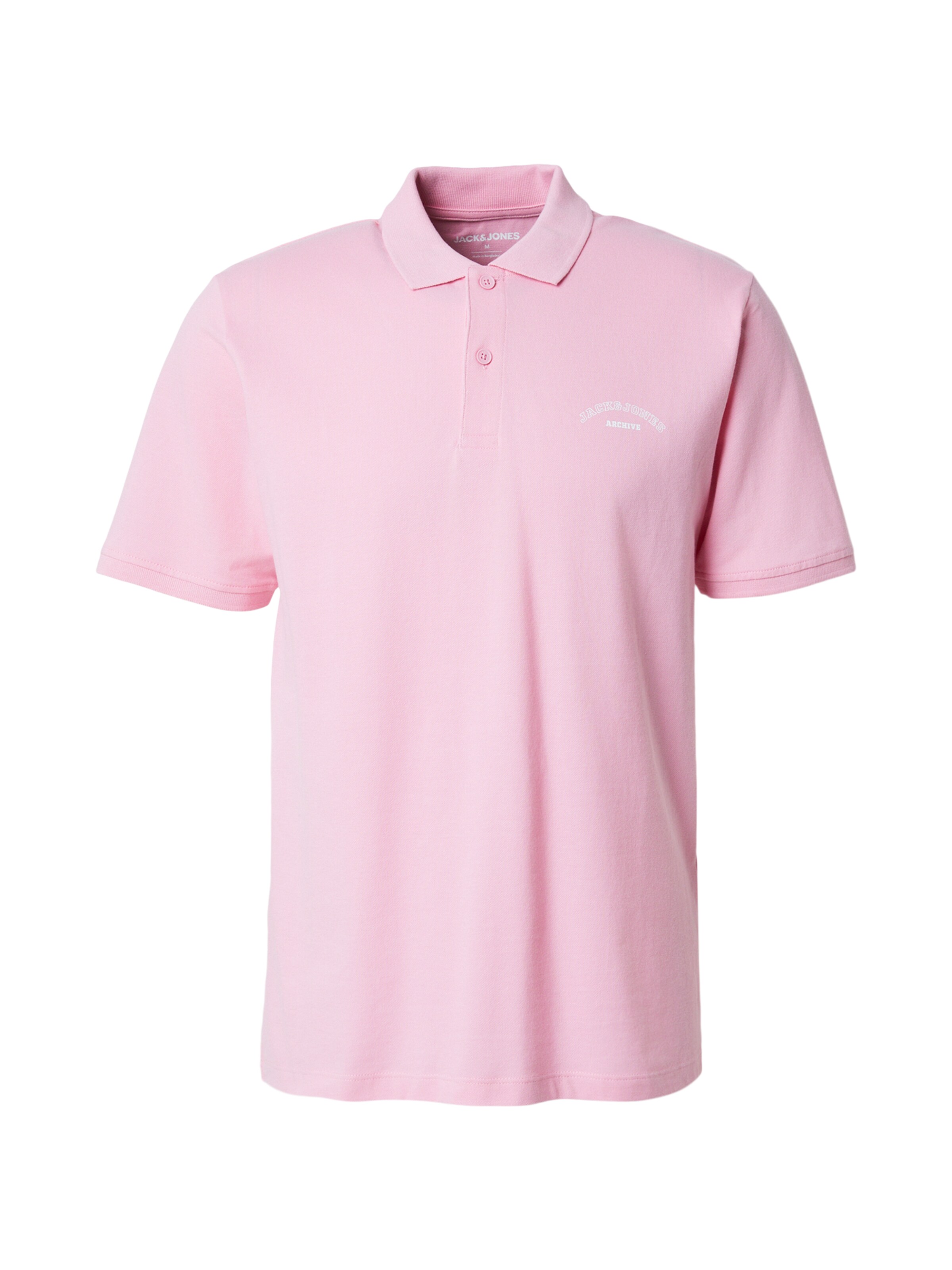 rozā JACK & JONES T-Krekls 'JJCOLLEGE': no priekšpuses