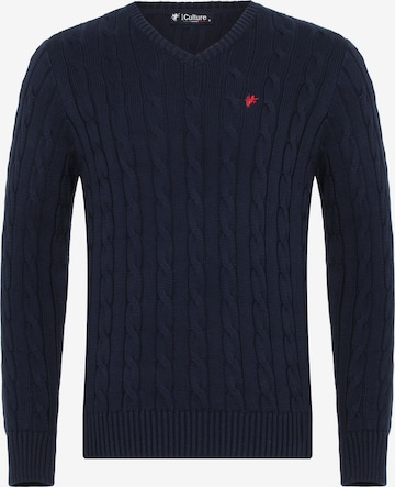 DENIM CULTURE Sweater ' MAURIZIO ' in Blue: front