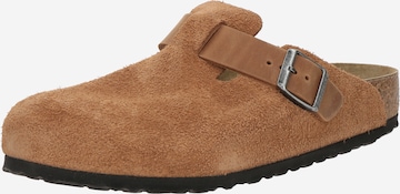 BIRKENSTOCK Pistokkaat 'Boston' värissä ruskea: etupuoli