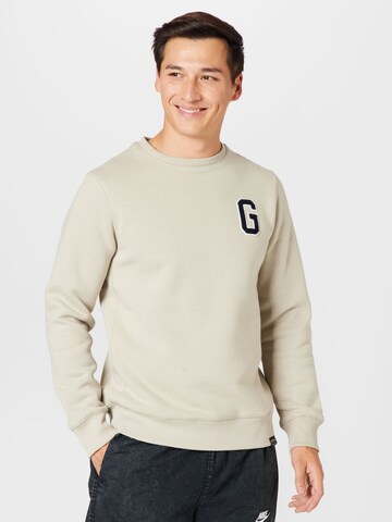 GARCIA Sweatshirt i beige: framsida