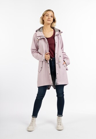 Schmuddelwedda Between-seasons parka in Pink