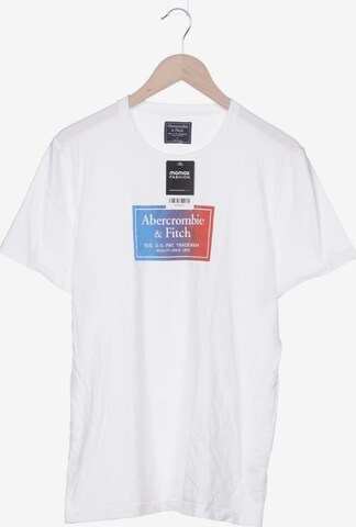 Abercrombie & Fitch T-Shirt L in Weiß: predná strana