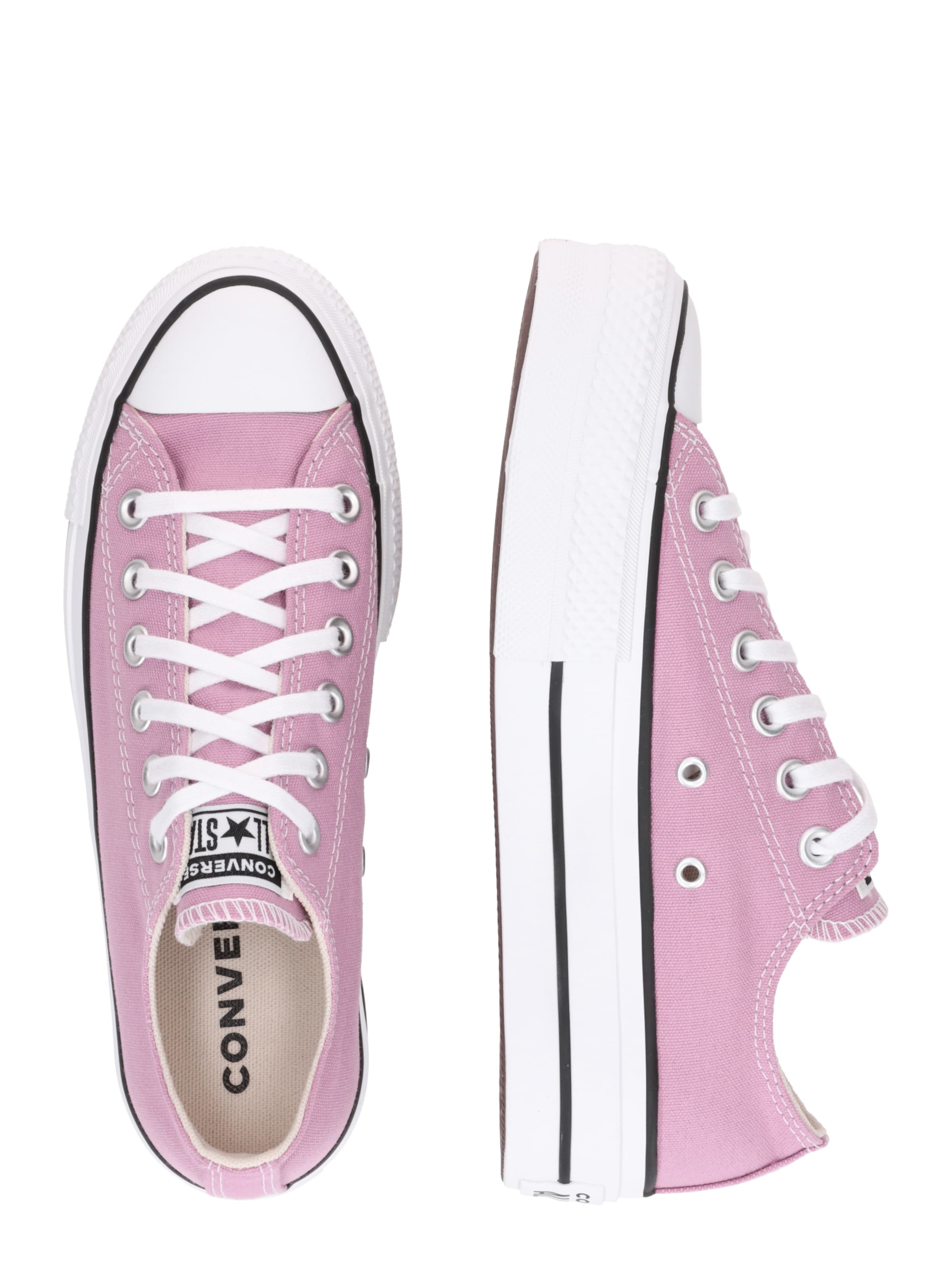 CONVERSE Низкие кроссовки 'CTAS LIFT' в Ярко-розовый