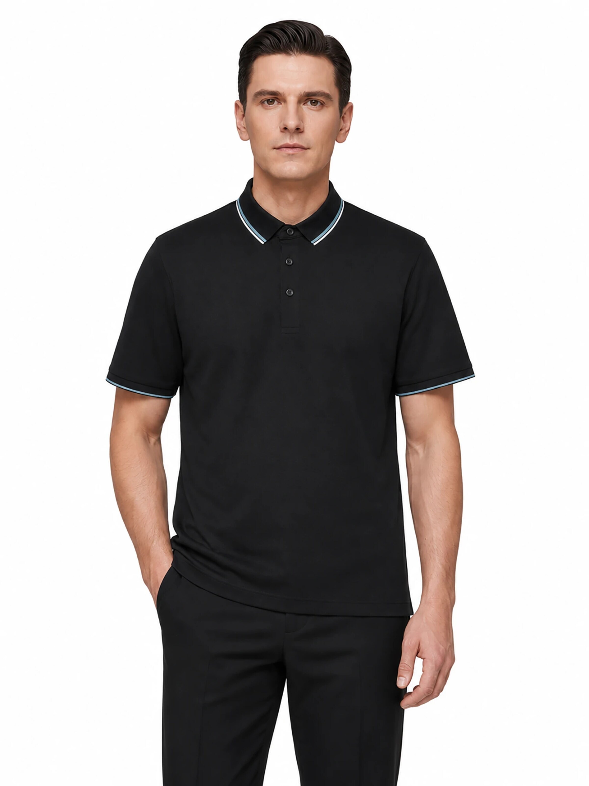 ALLTHEMEN Shirt 'Haltung' in Black