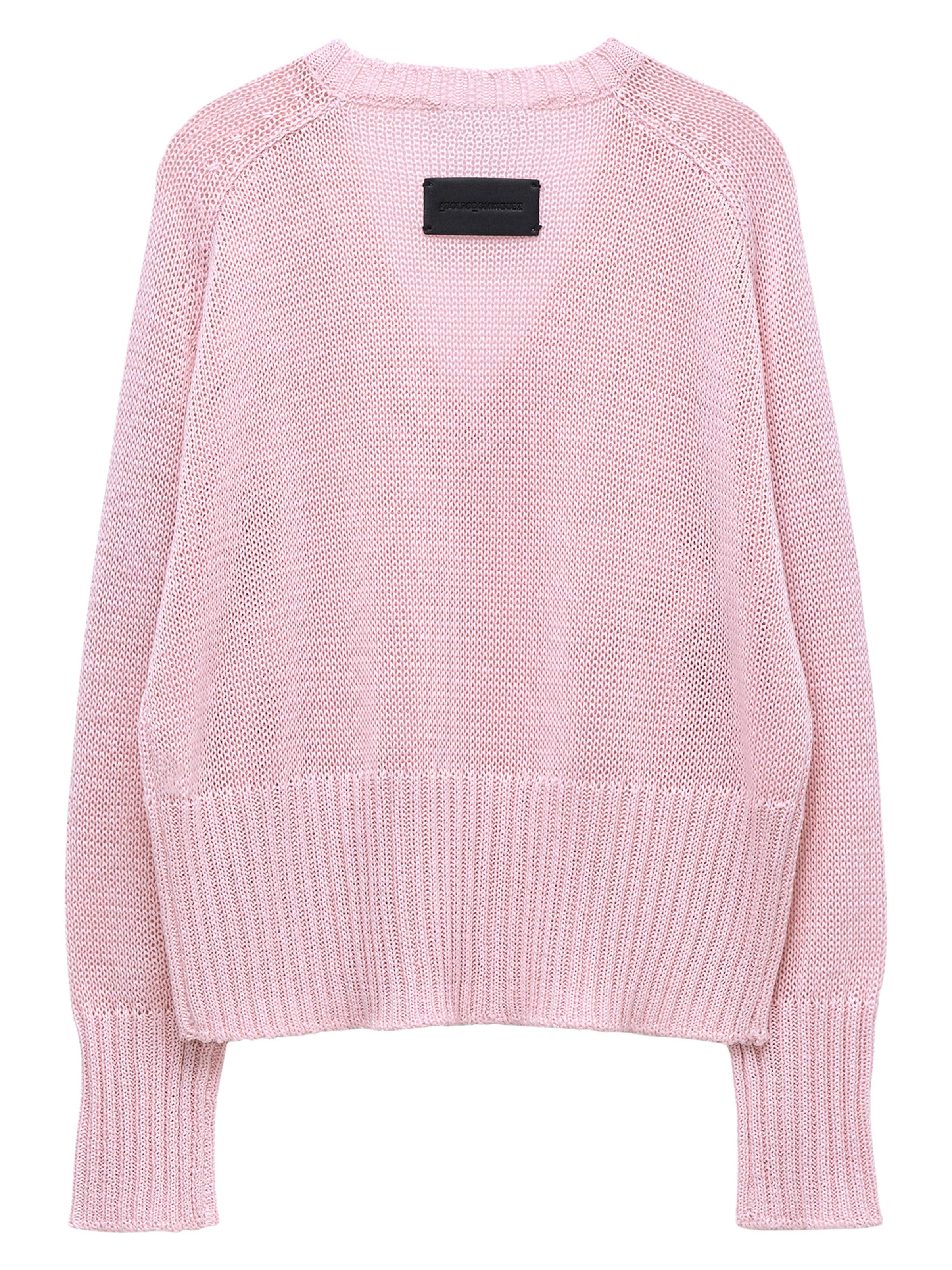 Adolfo Dominguez Pulóver - rózsaszín: elől