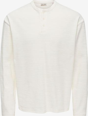 Only & Sons Shirt 'ONSTaylor' in White: front