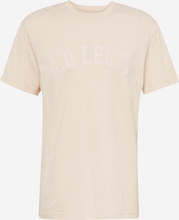 T-Shirt Lee en beige : devant