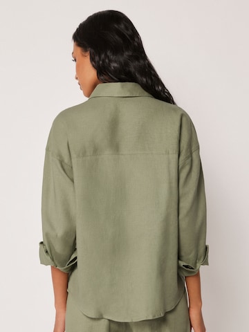 CALZEDONIA Bluse in Grün