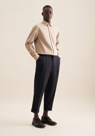 SEIDENSTICKER Regular fit Business shirt in Beige
