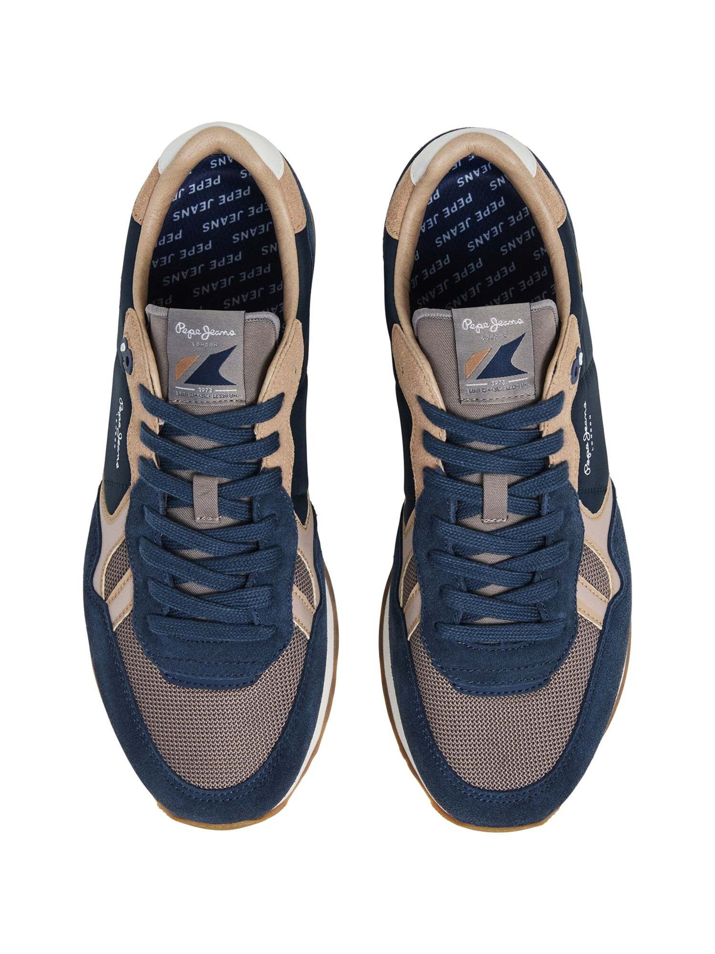 Baskets basses 'Brit City' Pepe Jeans en bleu