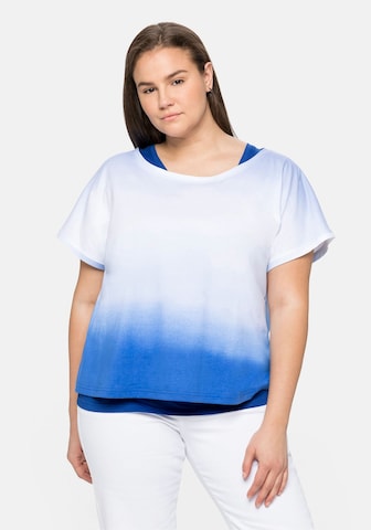 SHEEGO Shirt in Blauw: voorkant