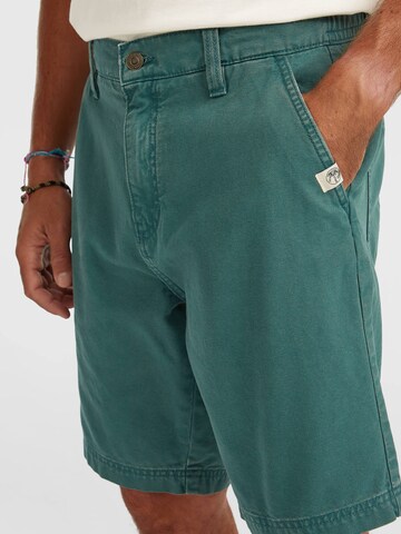 O'NEILL Regularen Hlače | zelena barva