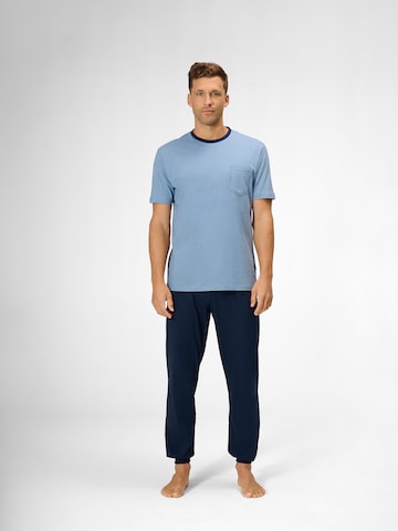 Ammann Pyjamahose ' Calgary ' in Blau: Vorderseite