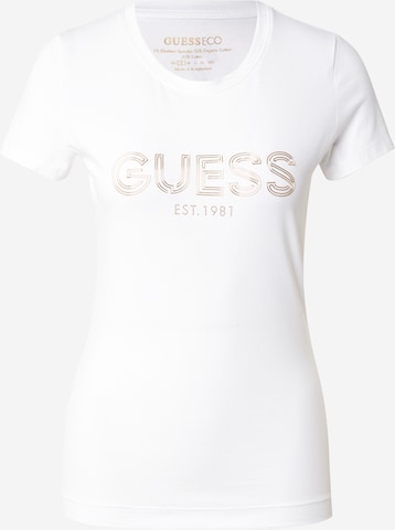 GUESS Футболка в Белый: спереди