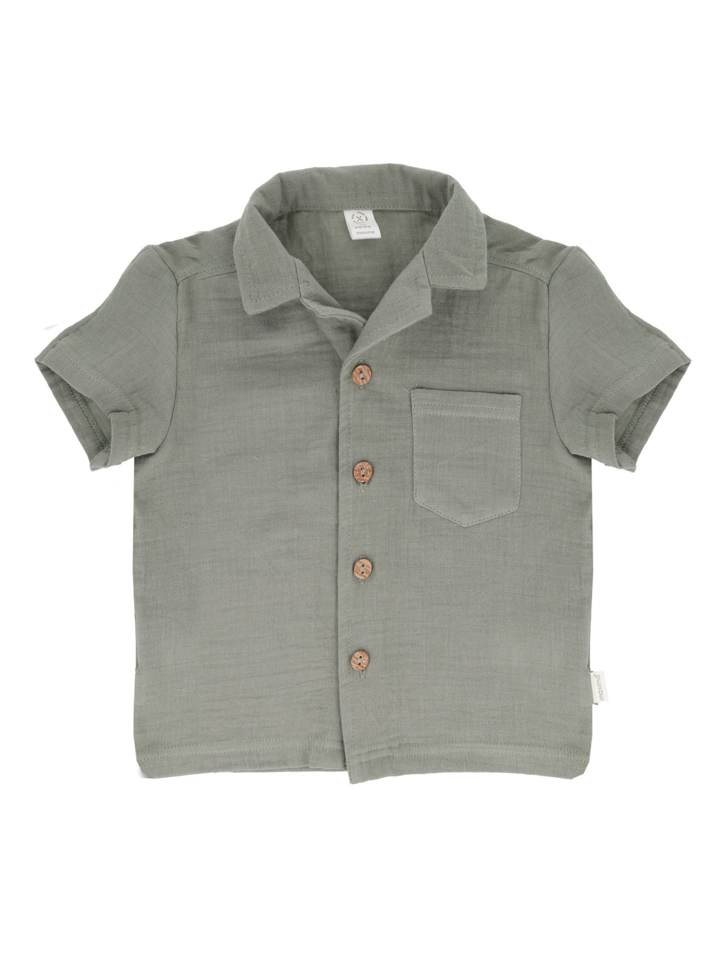 MAXIMO Regular Fit Hemd‌‌‌‌‌‌ in Grün: Vorderseite
