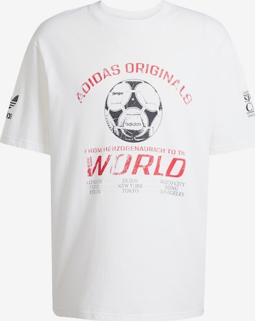 ADIDAS ORIGINALSMajica '90s Football' - bijela boja: prednji dio