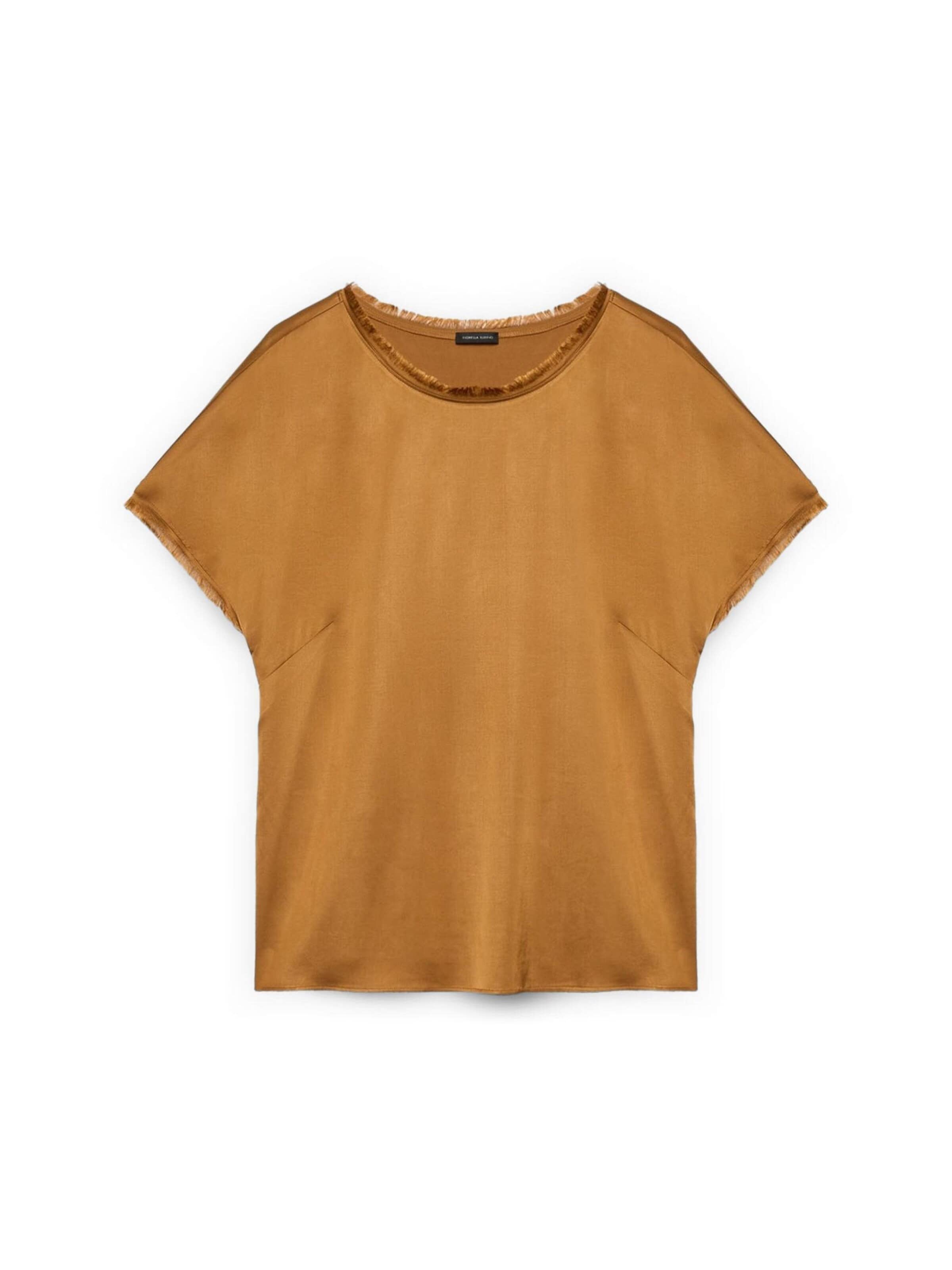 Fiorella Rubino Blouse in Bruin: voorkant