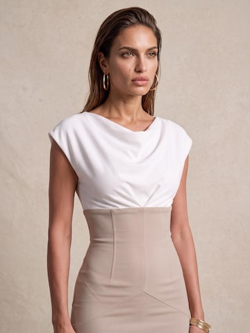 AUDRAY Kokerjurk 'JACKIE' in Beige