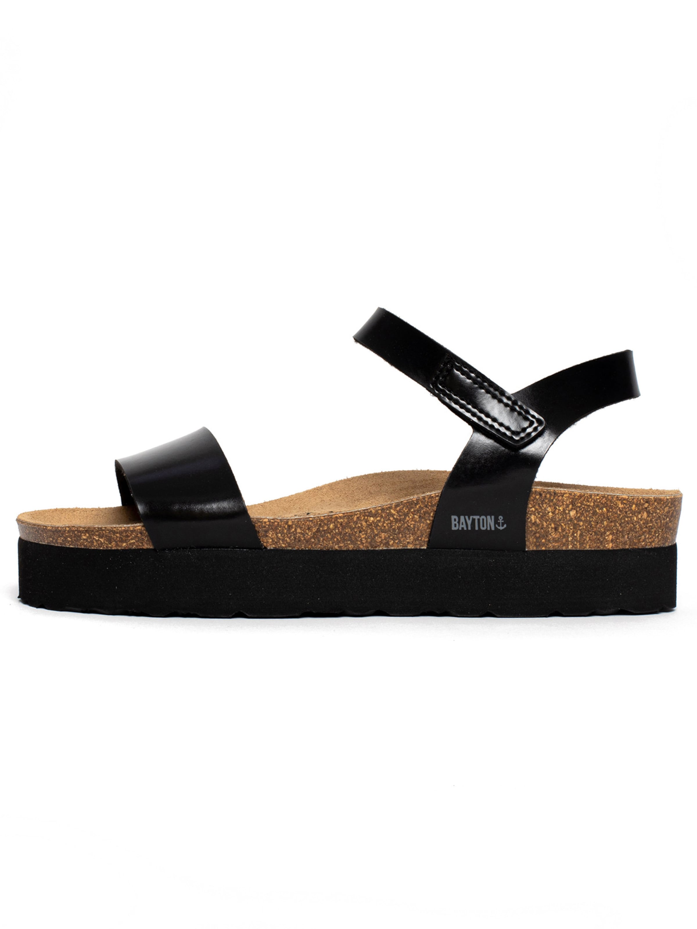 melns Bayton Sandales 'Almeria': no priekšpuses