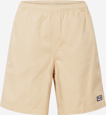 Obey Shorts in Beige: predná strana