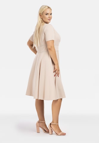 Karko Cocktail Dress 'DONKA' in Beige