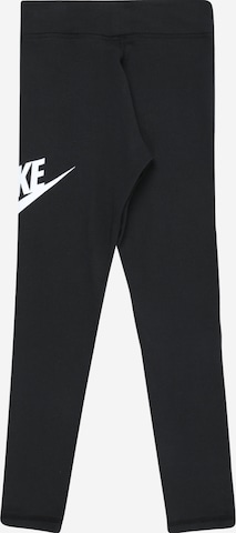 melns Nike Sportswear Šaurs Legingi 'Essential'