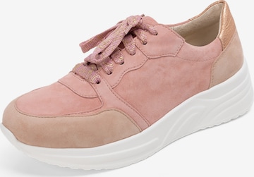 Baskets basses VITAFORM en rose : devant