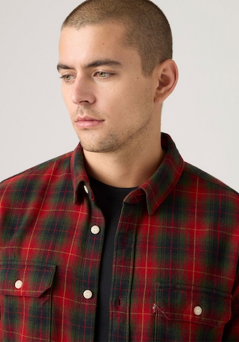 LEVI'S ® Comfort fit Button Up Shirt in Red