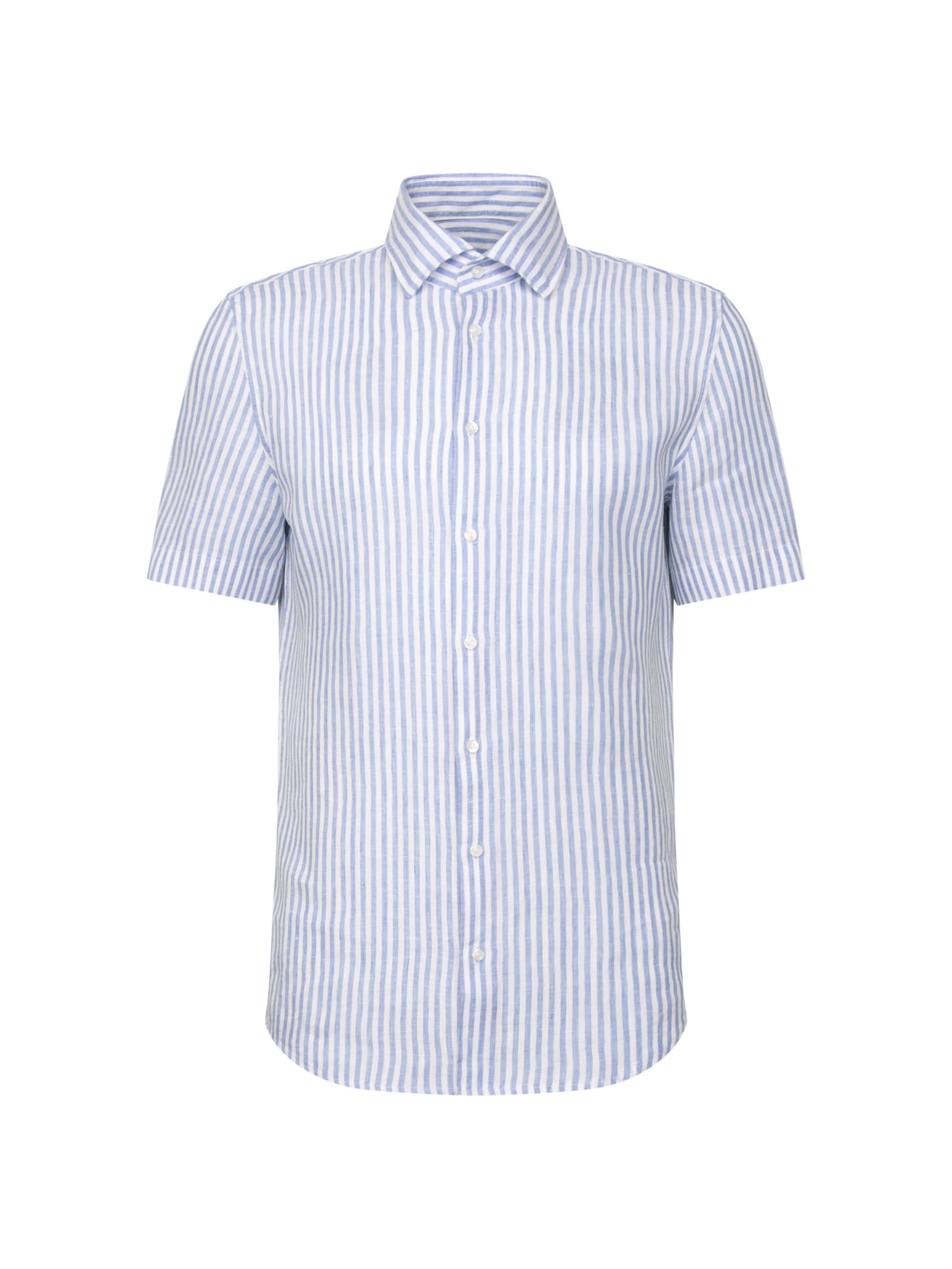 SEIDENSTICKER Zakelijk overhemd in de kleur Lichtblauw / Wit, Productweergave