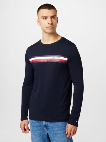 Tricou de la TOMMY HILFIGER pe albastru: față