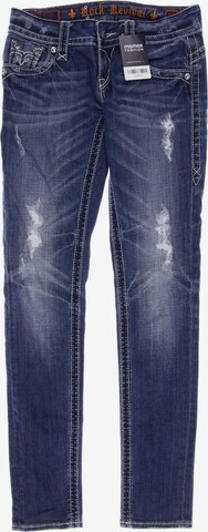 Rock Revival Jeans in 25 in Blue: front