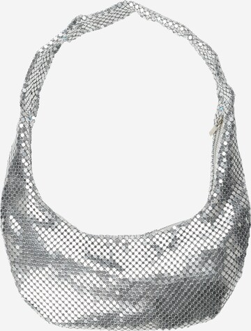 Borsa a spalla 'Susann' di LeGer by Lena Gercke in argento: frontale