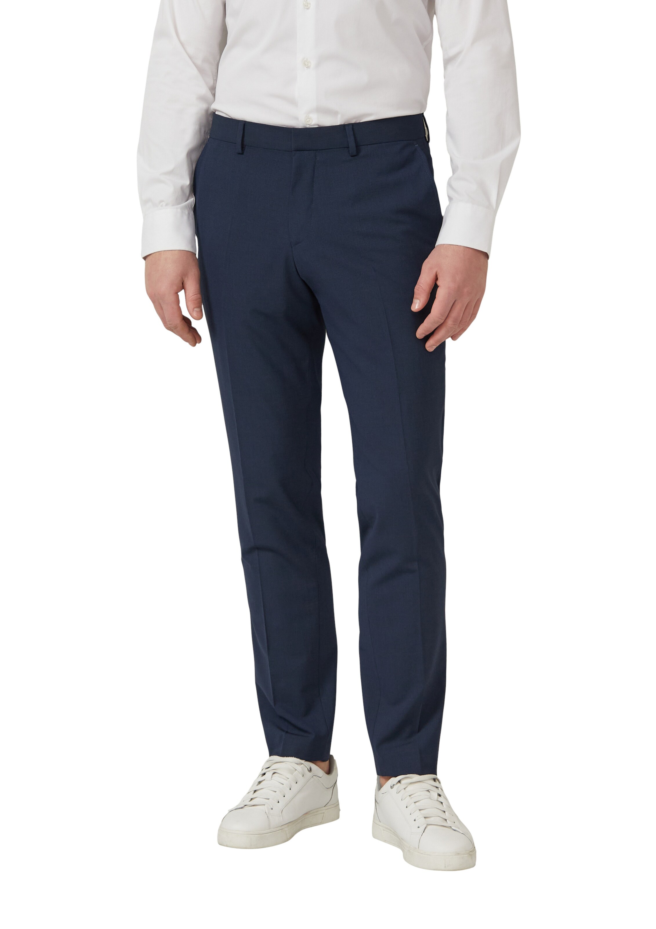 s.Oliver Regular Pleated Pants in Blue