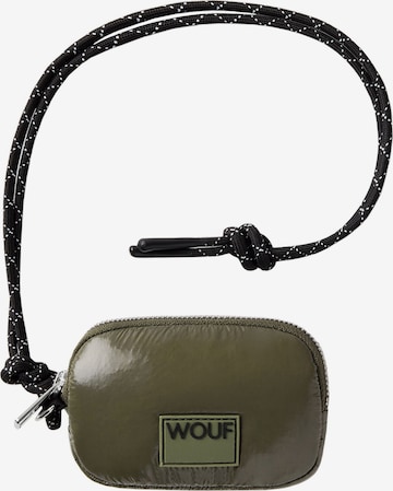 Wouf Wallet in Green: front