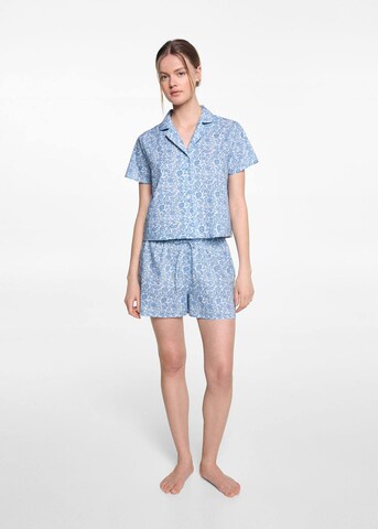 MANGO TEEN Pyjama 'Bow' in Blau