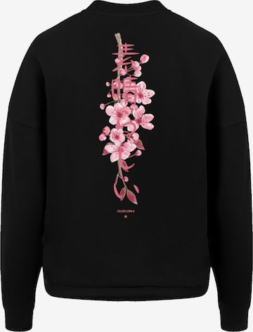 F4NT4STIC Sweatshirt 'Kirschblüte Japan' in Zwart