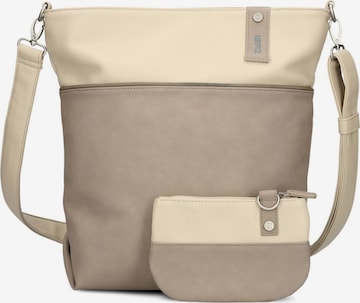 Sac à bandoulière 'JANA J12' ZWEI en beige : devant